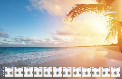 2027 House of Doolittle Scenic 24 x 37 Yearly Dry Erase Wall Calendar (3981-27)