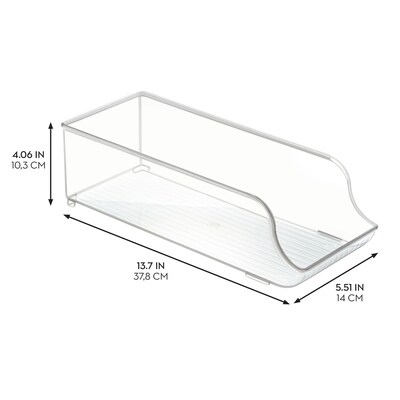 iDESIGN Soda Can Refrigerator Bins, Clear, 3/Set (27896M3)