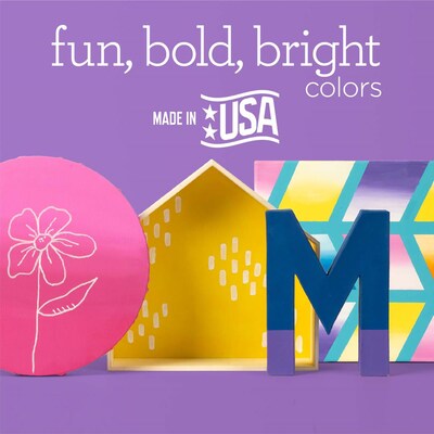 Apple Barrel Acrylic Paint Matte, 8oz., Bright Magenta, 6/Pack (APP2602E-6)