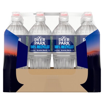 Deer Park Sport Cap 100% Natural Spring Water, 23.7 oz., 24/Carton (12255163)