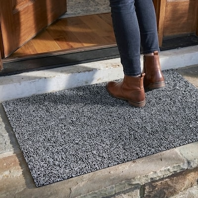 Floortex Doortex Twistermat Outdoor Entrance Mat, 47 x 35, Storm Gray (NREMFLVA0013)