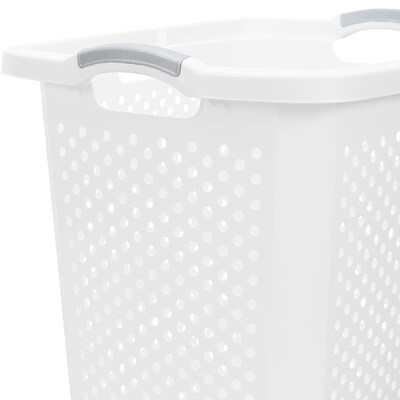 Home Logic XL Lamper 2.5-Bushel Plastic, White, 2/Pack (2116HMLCO000083)