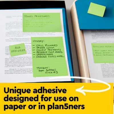 Post-it Notes, 1 3/8" x 1 7/8", Floral Fantasy Collection, 100 Sheet/Pad, 12 Pads/Pack (653AU)