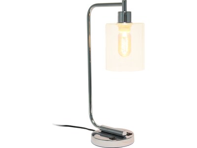 Lalia Home Studio Loft Incandescent Desk Lamp, 18.8", Polished Chrome (LHD-2002-CH)