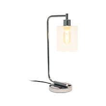 Lalia Home Studio Loft Incandescent Desk Lamp, 18.8, Polished Chrome (LHD-2002-CH)