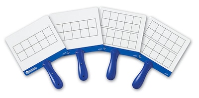Learning Resources Ten-Frame Answer Boards, Set of 4 (LER6645)