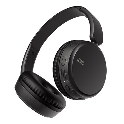 JVC Wireless On-Ear Foldable Headphones, Bluetooth, Black (JVCHAS36WB)