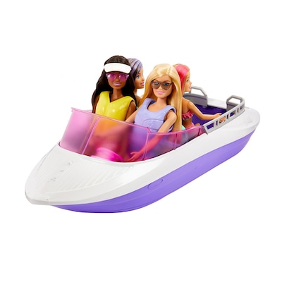 Mattel Barbie Mermaid Power Dolls & Boat Playset (HJK58)