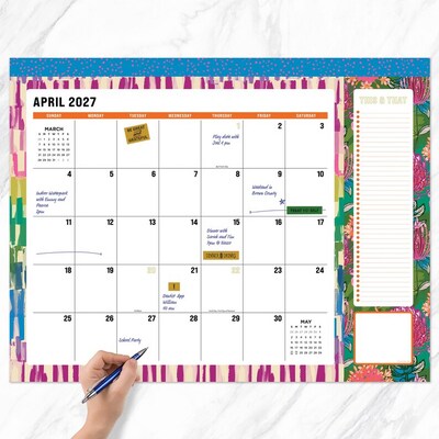 2027 TF Publishing Maximal Mirage 17" x 12" Monthly Desk or Wall Calendar, Multicolored (27-8506)