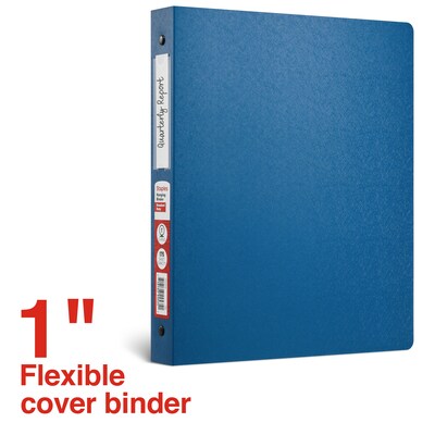 Staples 1 3-Ring Hanging Binders, Blue (ST62618)