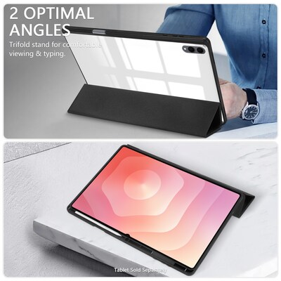 SaharaCase Venture Series TPU 14.6" Folio Case for Galaxy Tab S11 Ultra, Scorpion Black (TB00495)