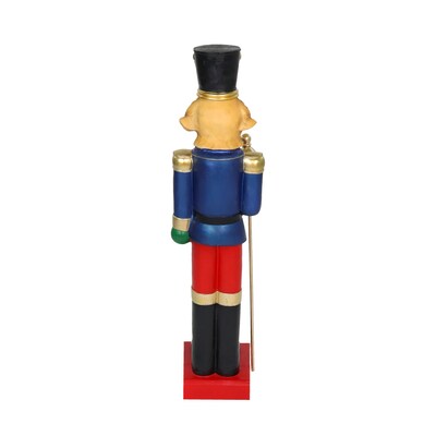 Fraser Hill Farm 32” Nutcracker Puppy Holding Scepter (FFRS032-0DOG-MLT)