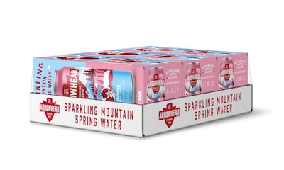Arrowhead Snowberry Raspberry Vanilla Flavored Sparkling Water, 12 oz., 24 Cans/Carton (19990704)