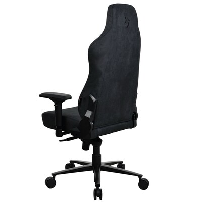 Arozzi Vernazza Supersoft Fabric Ergonomic Racing Gaming Chair, Pure Black (VERNAZZA-SPSF-PBK)