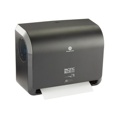 Pacific Blue Ultra Mini Hardwound Paper Towel Dispenser, Black (54518)