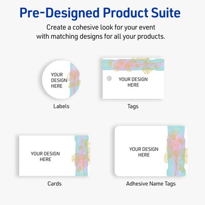 Avery Laser/Inkjet Rectangle Multipurpose Labels, 1" x 2-5/8", White, 160/Pack (S00EVC)