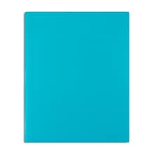 Staples® 2-Pocket Portfolio with Fastener, Teal (55478)