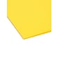 Smead Interior File Folder, 1/3-Cut Tab, Letter Size, Yellow, 100/Box (10271)