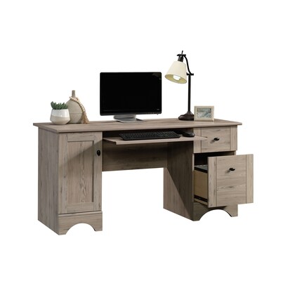 Sauder Select 59"W Computer Desk, Laurel Oak (429448)