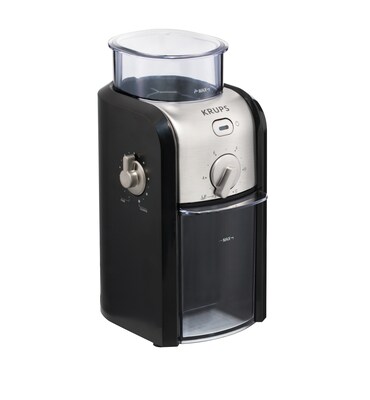 Krups Burr Coffee Grinder, Black (GVX212)
