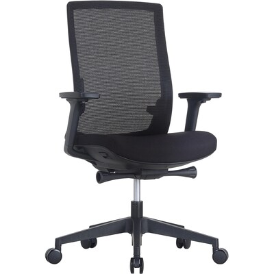 Lorell Ergonomic Mesh Swivel Management Chair, Black (LLR42180)