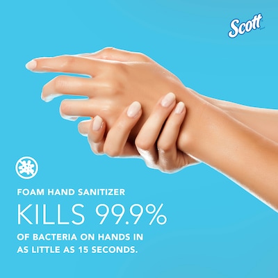 Scott Pro Foaming Hand Sanitizer Refill, Fresh Scent, 1200 mL., 2/Carton (91590)