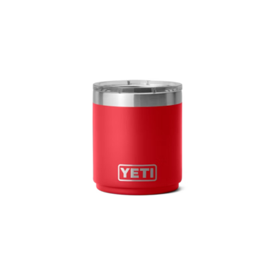 Rambler® 10 oz Stackable Lowball with Magslider Lid - Rescue Red