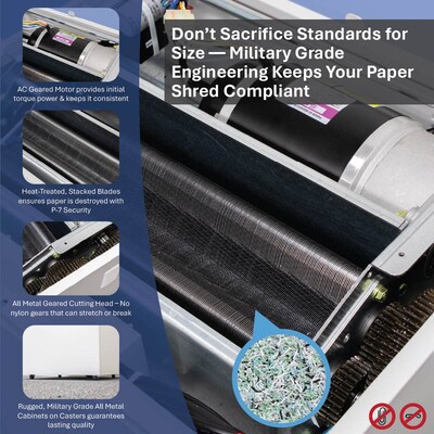 Formax 8300HS 8-Sheet Cross-Cut High-Security Deskside Shredder (FD8300HS)