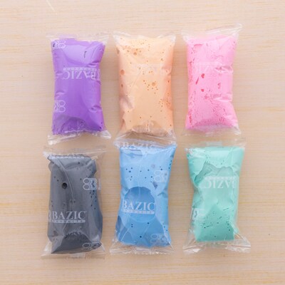 Bazic Air Dry Modeling Clay, Pastel Colors, 24 Packs/Carton (BAZ3356)