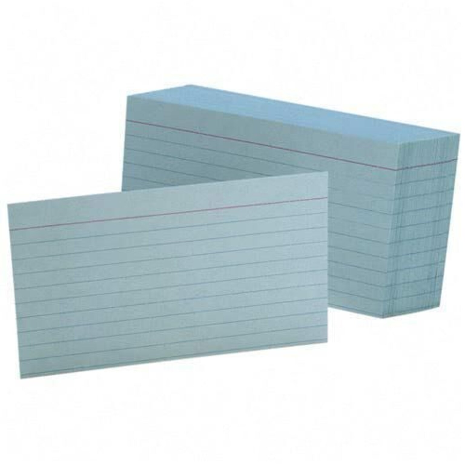 Ruled Index Cards Blue 4X6, 100 Sheets (1211BE)