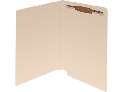 Medical Arts Press Reinforced End Tab File Folder, Straight Cut, Letter-Size, Manila, 50/Box (S-01314)