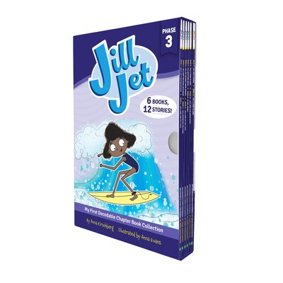 Junior Learning Jill Jet Decodable Chapter Books Phase 3. 6/Set (JRLBB161)