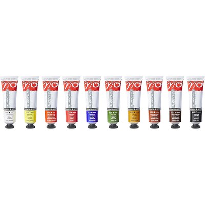 Daler-Rowney Graduate Oil Paint Selection, Assorted Colors, 38ml, 10/Set (DRWD1179001003)