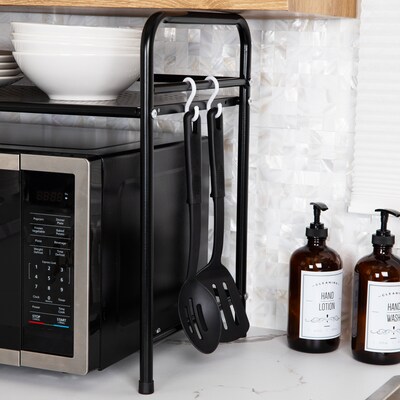 Mind Reader Metal Kitchen Shelf, Black (1TCOUMIC-BLK)