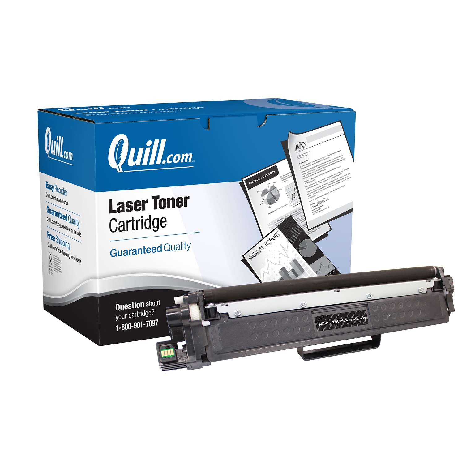 Quill Brand® Remanufactured Black Standard Yield Toner Cartridge Replacement for Brother TN223 (TN223BK) (Lifetime Warranty)