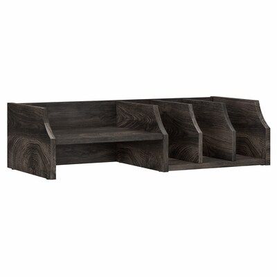Bush Furniture Universal 5-Compartment Wood Storage, Dark Gray Hickory (KWS227GH-03)