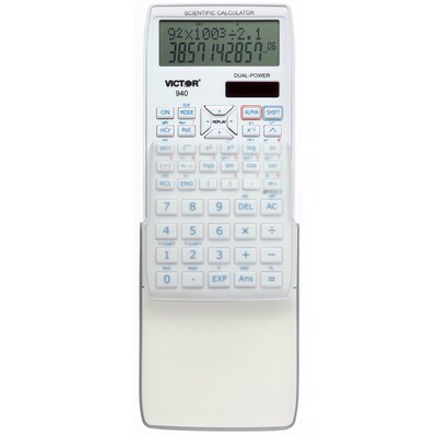 Victor Technology Scientific Calculator with 2 Line Display, VCT940, 10 digit