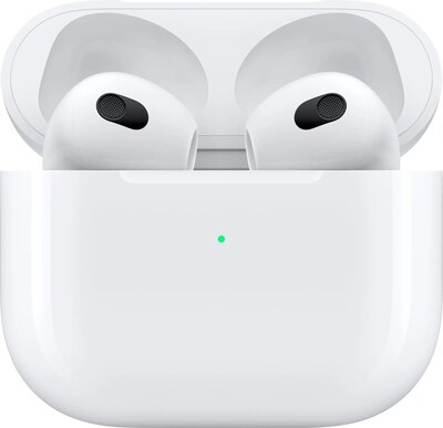 Apple AirPods Wireless Earbuds with Lightning Charging Case and Carrying Case, Bluetooth, White (MPNY3BLK)