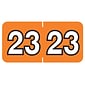 Medical Arts Press Barkley & Sycom Compatible Large 2023 Year Label, 3/4" x 1-1/2", Orange, 500/Roll (3266823)