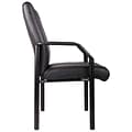 Boss Leather Guest Chair, Black (B689)