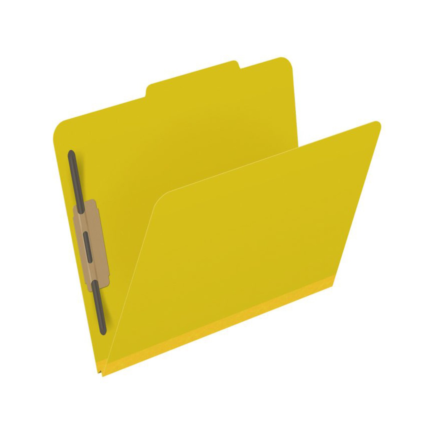 Medical Arts Press Pressboard Classification Folder, 2 Expansion, Letter Size, Yellow, 25/Box