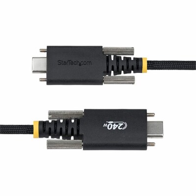 StarTech 6.56 ft. USB-C Charging Cable, Male to Male, Black (S2CEPR2M-USBSL-CABLE)