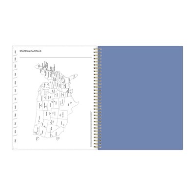 2026 Blue Sky Cocorrina 8.5" x 11"  Weekly & Monthly Planner, Plastic Cover, Multicolored (143696-26)
