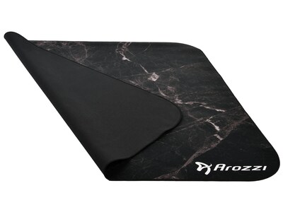 Arozzi ZONA Quattro Collection Carpet & Hard Floor Chair Mat, Black Marble (AZ-ZONA-QTRO-BKM)