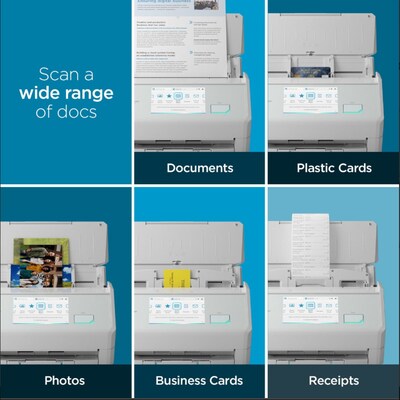 Ricoh Scansnap Ix2500 Wireless Document Scanner, White (PA03860-B105)