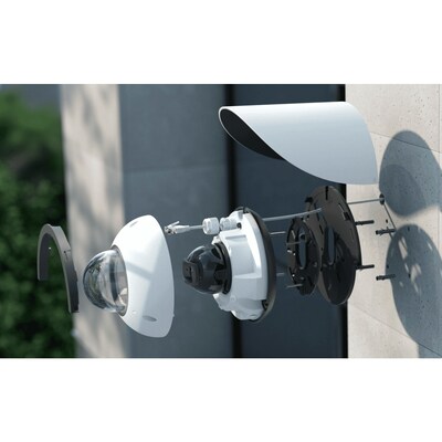 Ubiquiti UniFi Outdoor G6 Dome Camera Weather Shield, White (UACC-G6-DOME-WS-W)