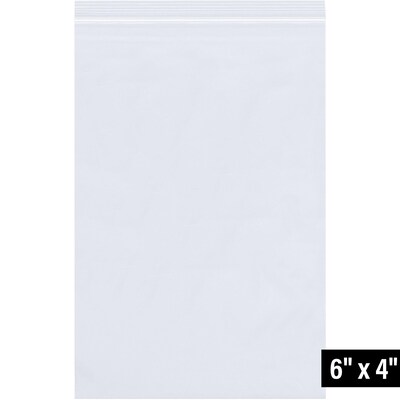 4 x 6 Reclosable Poly Bag, 2 Mil, Clear, 1000/Carton (PB3565)