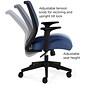 Union & Scale™ Essentials Mesh Back Fabric Task Chair, Blue (UN56965)