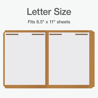 Pendaflex Heavy Duty File Folder, Straight Cut, Letter Size, Kraft, 50/Box (1006992)