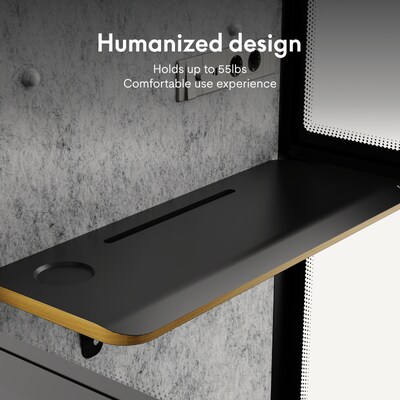 Flexispot Privacy Booth, Black (EP1F2B)